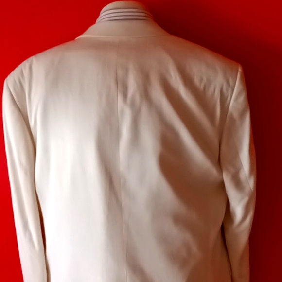 Riccardo Fazzi linen,3 button suit sz 44reg pants4 - Picture 4 of 12